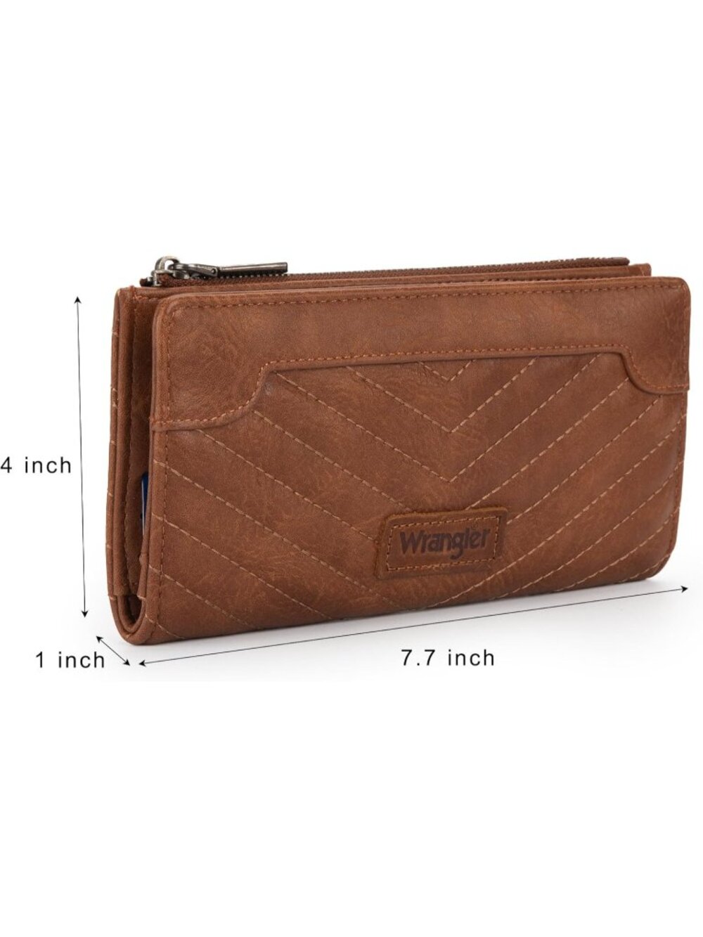 New Brown Minimalist Wallet for Women Travel Credit Card Case & Money Organizer - Picture 3 of 6